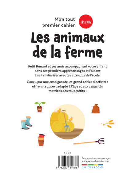 Place Des Enseignants Mon Tout Premier Cahier Les Animaux De La