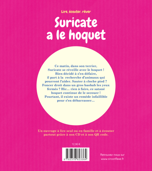  Suricate a le hoquet (le livre + la version audio)