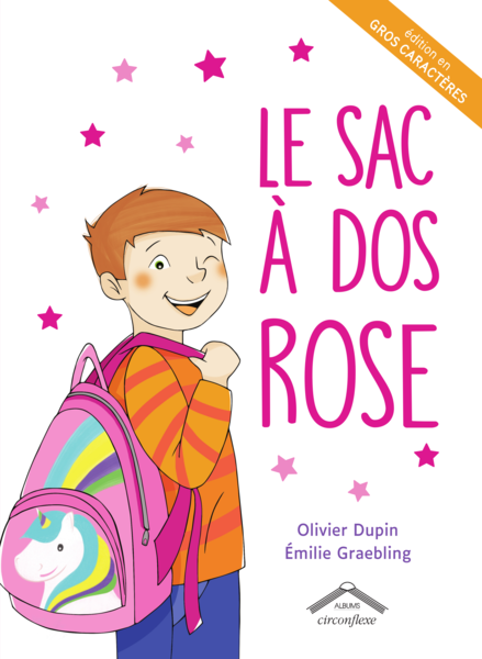 Le sac à dos rose - Éditions Circonflexe