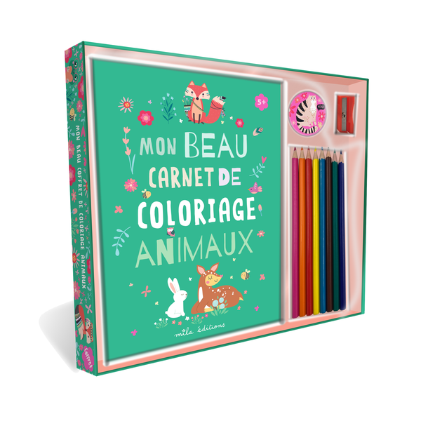 Mon petit livre de coloriage ANIMAUX: Dès 2 ans - Cahier Coloriage
