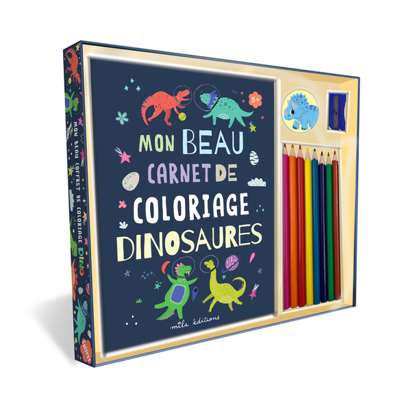 Grand livre de coloriage dinosaure enfant: 55 merveilleux dessins