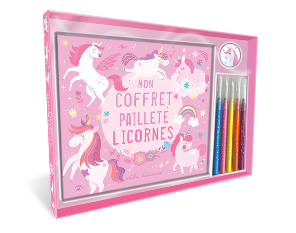 Mon coffret pailleté - Licornes