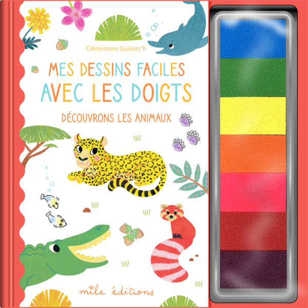 Mes dessins faciles avec les doigts - Découvrons les animaux