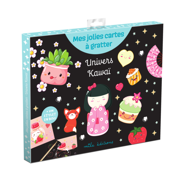 Mes jolies cartes à gratter - Univers kawaï