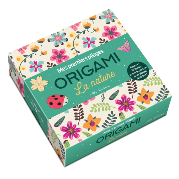 Mes premiers pliages origami - La nature (coffret)