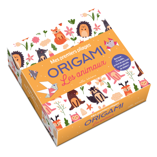 Mes premiers pliages origami - Les animaux (coffret)