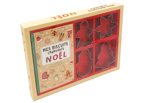 Mes biscuits craquants Noël (coffret)