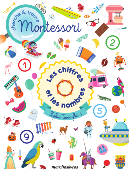 Cherche et trouve Montessori - Les chiffres et les nombres