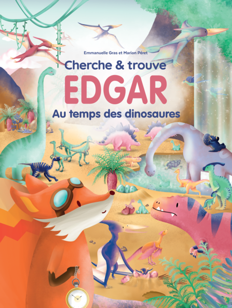 Cherche & trouve Edgar, Au temps des dinosaures