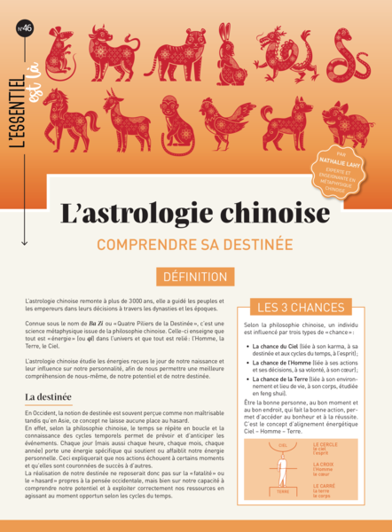 L'astrologie chinoise (dépliant)