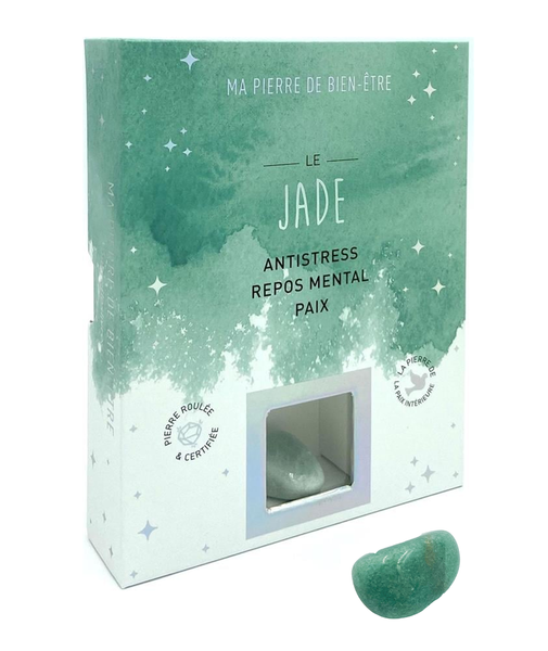 Ma pierre de bien-être : Le jade (coffret)