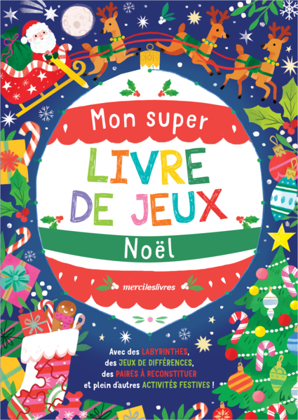 Mon super livre de jeux - Noël