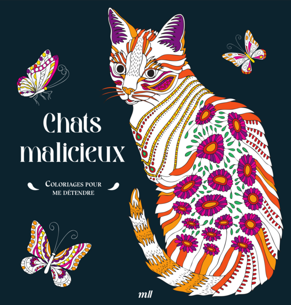 Chats malicieux - Coloriages pour me détendre