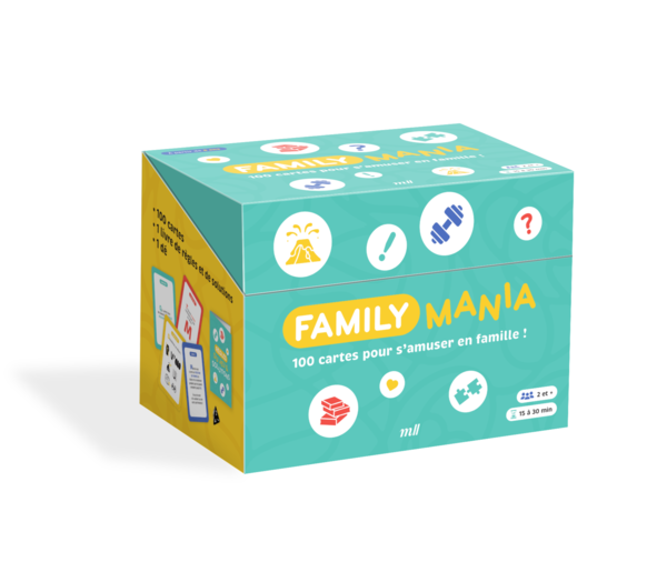 FamilyMania - 100 cartes pour s'amuser en famille !