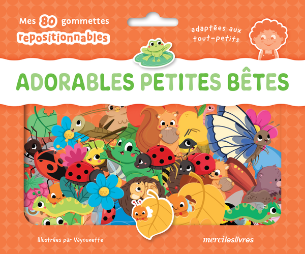 Adorables petites bêtes - Ma pochette de gommettes repositionnables