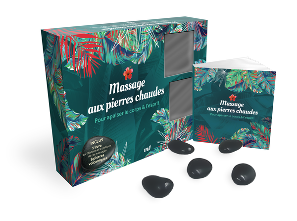 Massage aux pierres chaudes (coffret)