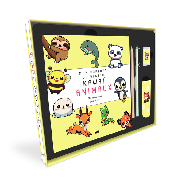 Mon coffret de dessin kawaï - Animaux