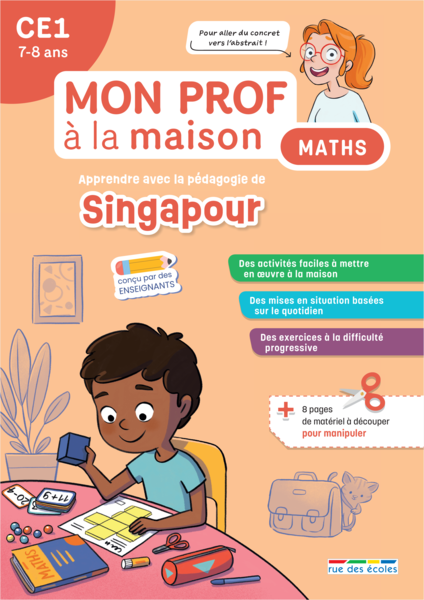 Mon prof à la maison Maths - Singapour CE1