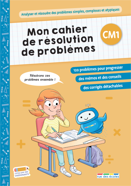 Mon cahier de résolution de problèmes CM1