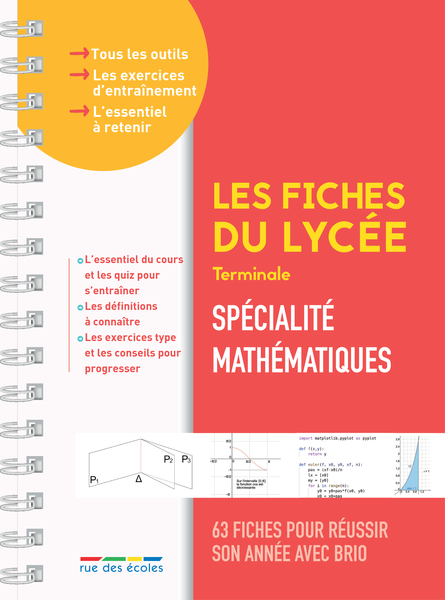 Les Fiches du lycée - Terminale - Spécialité mathématiques