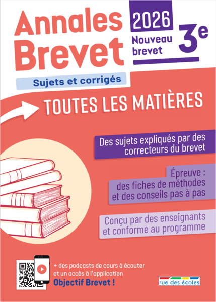 Annales Brevet - Toutes les matières - 3e - 2026