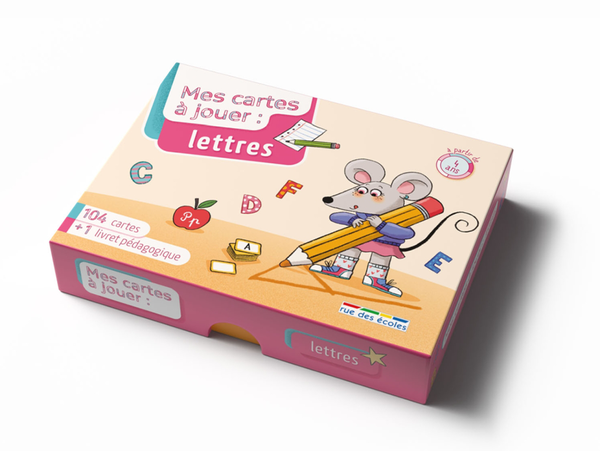 Mes cartes à jouer - Lettres, dès 4 ans