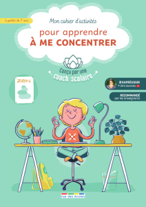 Mon cahier d'activités pour me concentrer, 7&nbsp;ans et plus