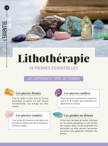 Lithothérapie (dépliant)
