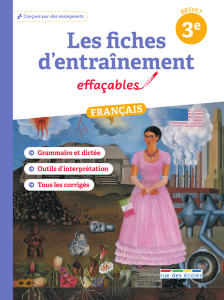 Les fiches d'entraînement effaçables - Français - Brevet 3e