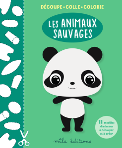 Découpe, colle et colorie - Les animaux sauvages