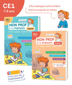 Lot CE1 «&nbsp;Mon prof à la maison&nbsp;» (2&nbsp;titres)
