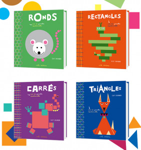 Lot Les formes en gommettes (4&nbsp;titres)