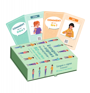 Langue des signes française : 50&nbsp;cartes pour bien débuter