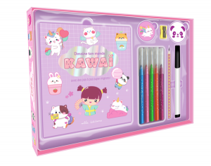 Coffret - Dessine ton monde kawaï