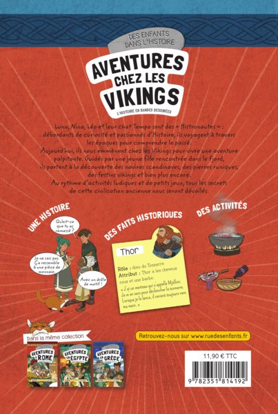  Des enfants dans l'histoire : Aventures chez les Vikings