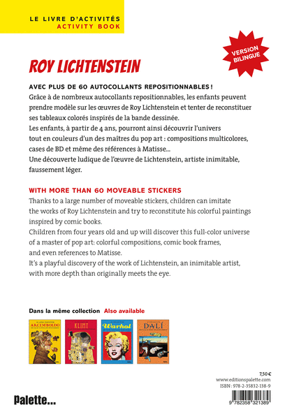  Le livre d'activités - Roy Lichtenstein