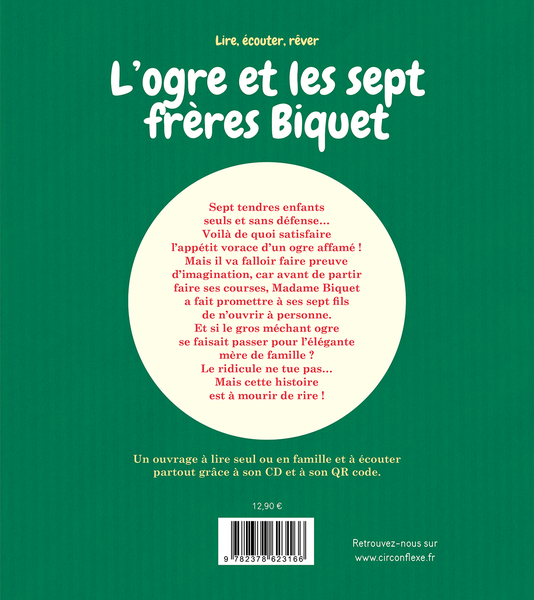  L'ogre et les sept frères Biquet (le livre + la version audio)