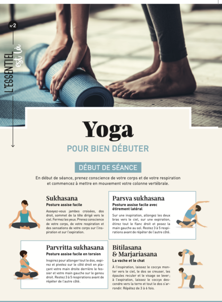 Yoga pour bien débuter (dépliant)