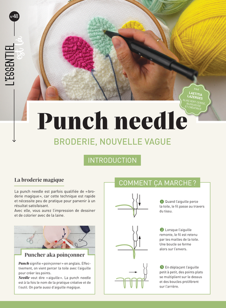 Punch needle (dépliant)