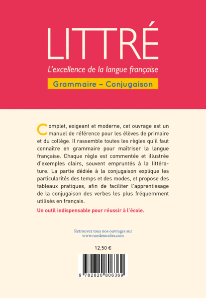  Littré : Grammaire - Conjugaison