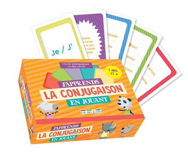 J Apprends La Conjugaison En Jouant 7 Ans Et Plus Editions Rue Des Ecoles
