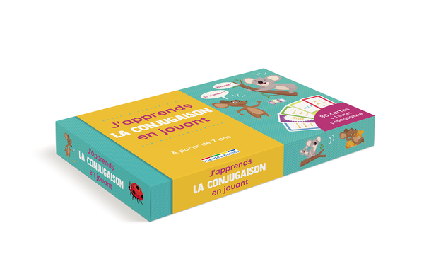 MultiMalin - Coffret Conjugaison du Présent (Livret + DVD + Jeu de Cartes)  - Apprendre la Conjugaison du Présent avec plaisir - Mémorisation Ludique  et Durable