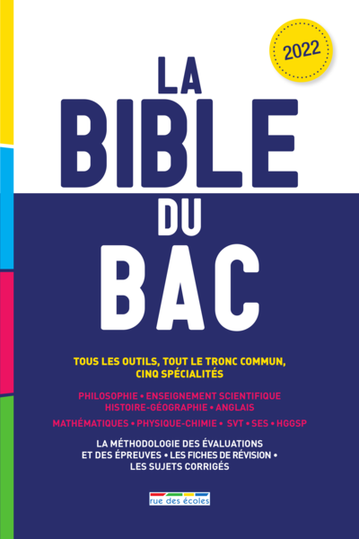 La Bible du Bac, Édition 2022