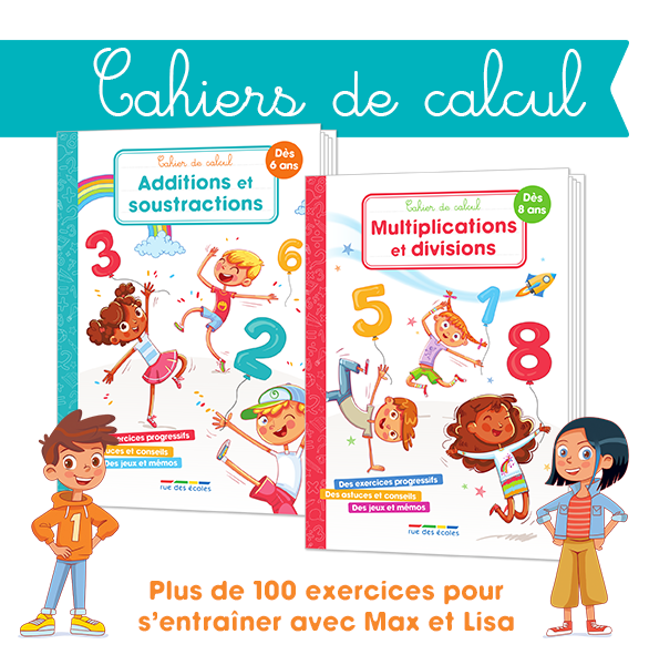 Les Posters de l'école - Les tables : additions et multiplications -  Éditions rue des écoles