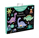 Mes jolies cartes à gratter - Gentils Dinosaures