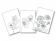 Coffret - Évasion florale - 30 illustrations à peindre à l'aquarelle