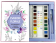 Coffret - Évasion florale - 30 illustrations à peindre à l'aquarelle